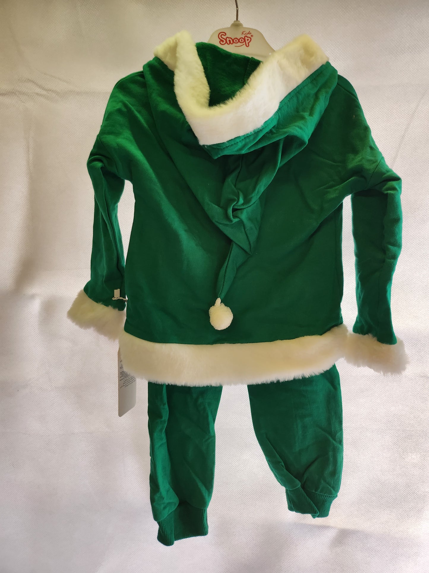 Green santa outfit