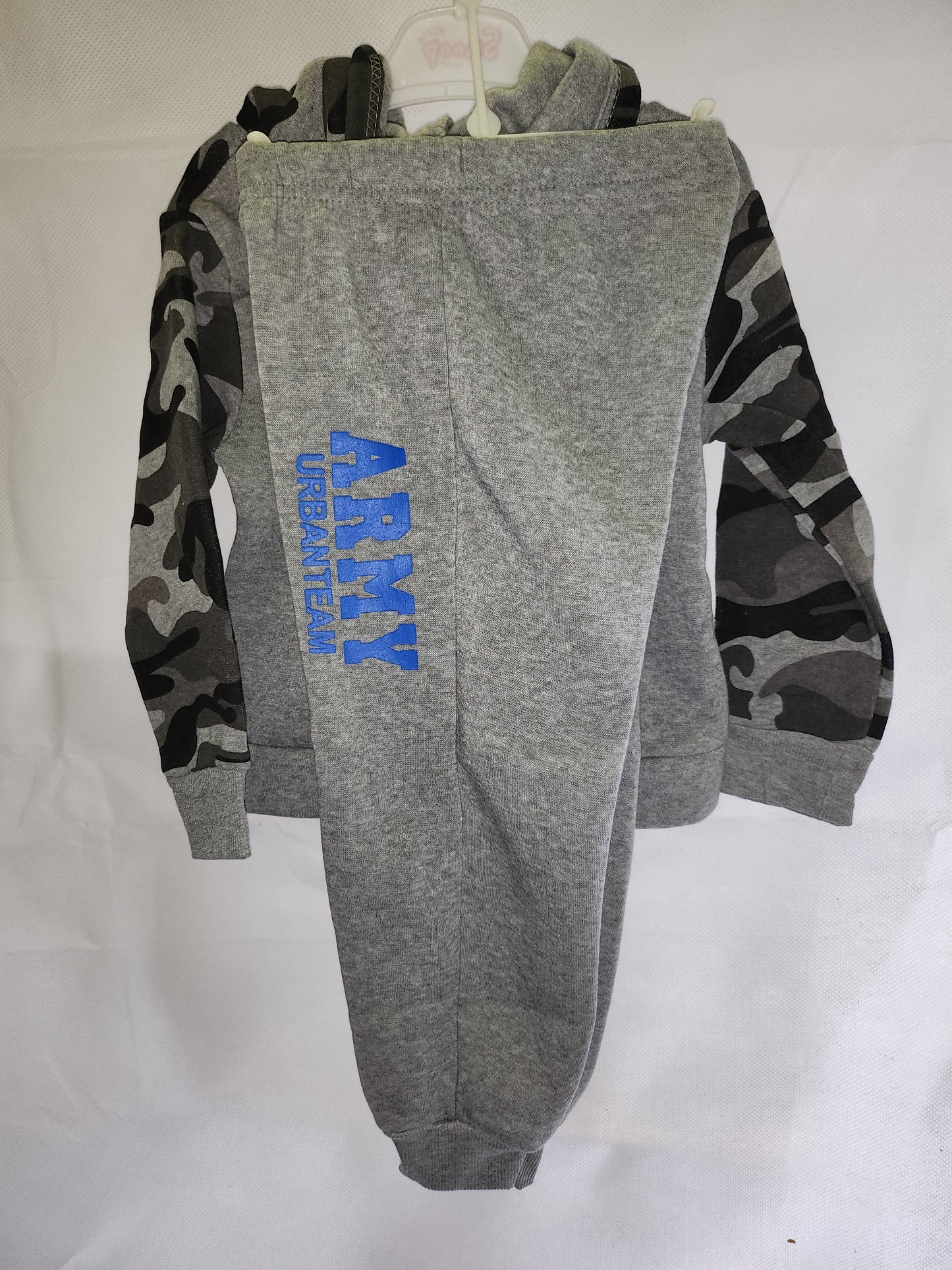 Grey army jogger set