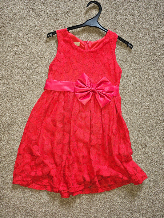 Girls red dress